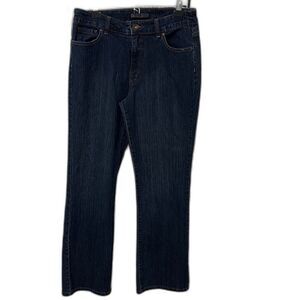 Nine West Blue Straight Leg Jeans Classic Denim Size 14